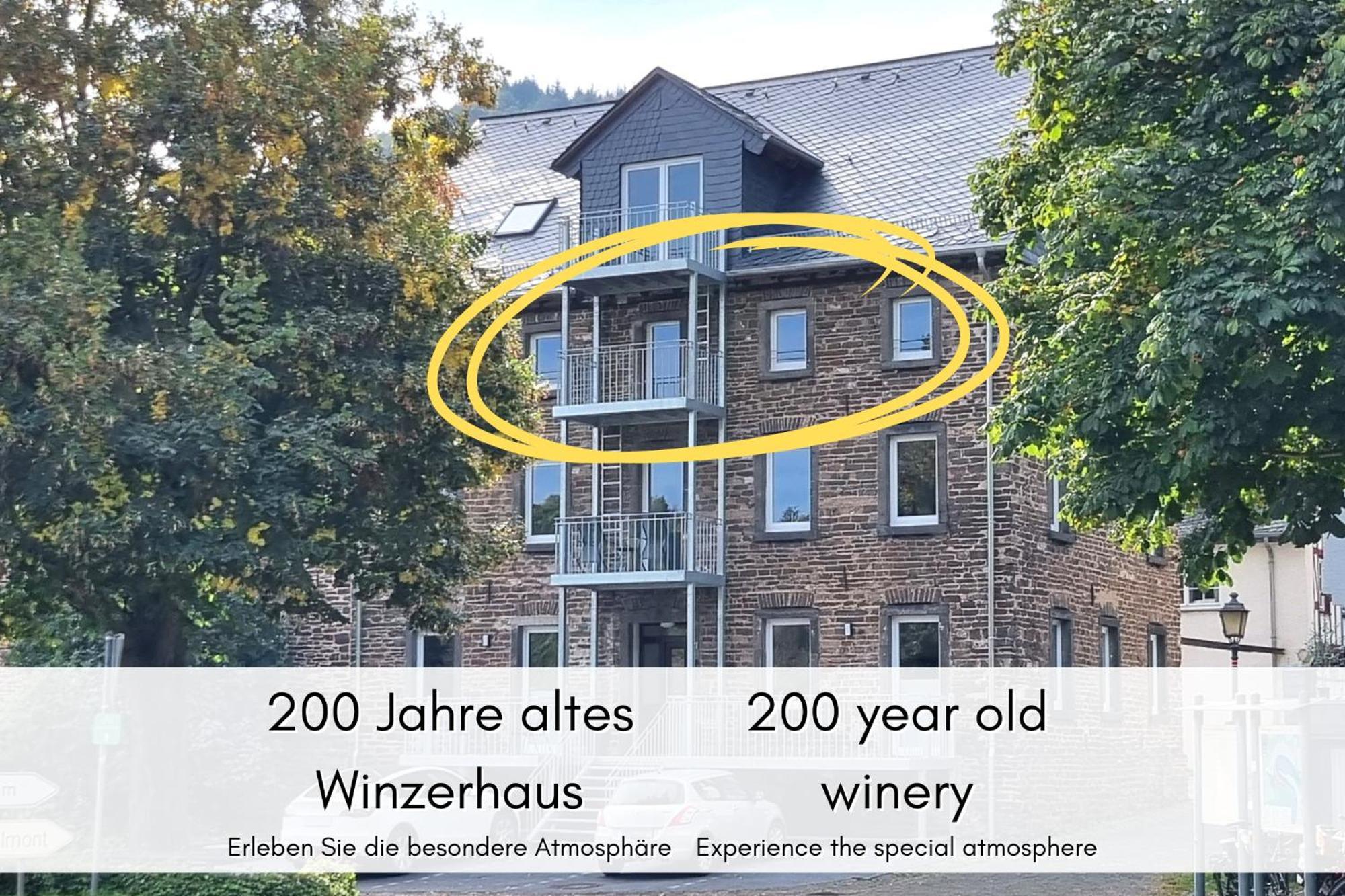 Winzerhaus Am Calmont - Raumwunder Mit Moselblick Leilighet Bremm Eksteriør bilde